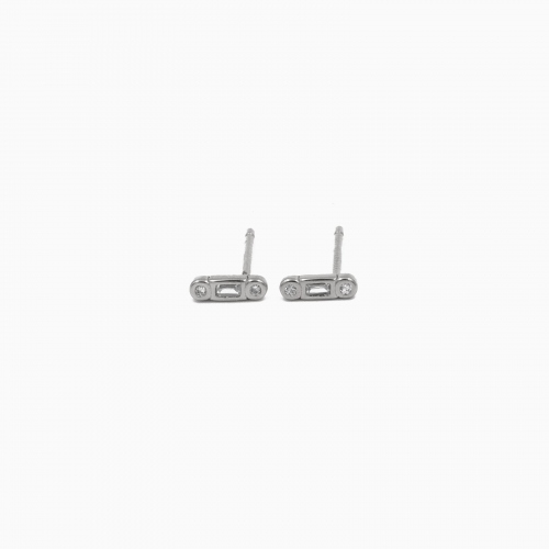 Pendientes Rabat plata
