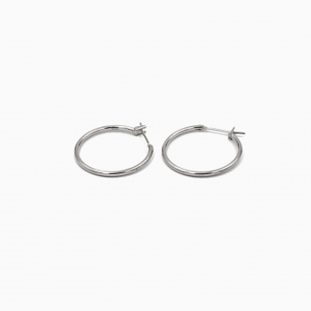 Pendientes Capri plata - 20