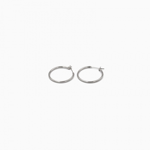 Pendientes Capri plata - 16