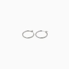 Boucles d'oreilles Capri argent - 16