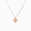 Necklace Bologna pink gold
