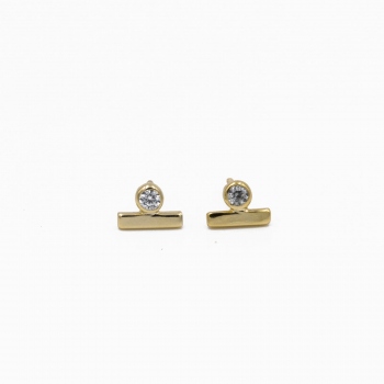 Boucles d'oreilles Sofia or